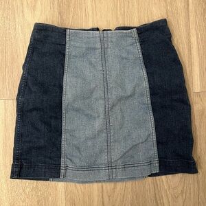 Free People Denim Skirt